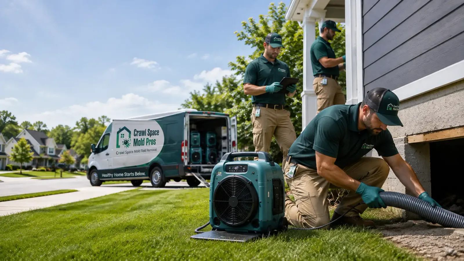 Crawl Space Mold Removal in Pomona, CA